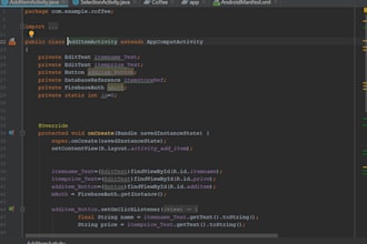 develop and fix the android app