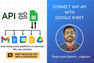 connect any API with google sheet