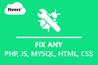 fix bugs in php, mysql, javascript, jquery, mysql error