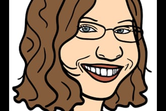 draw a vector caricature of you