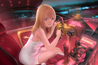 draw high quality anime illustration and nsfw