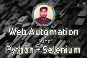 do web automation using python and selenium