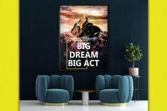 create amazing mockups and canvas wall art design