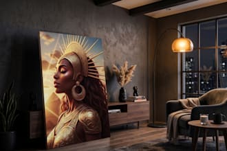 create amazing mockups and canvas wall art design