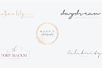 design custom signature or unique hand drawn logo