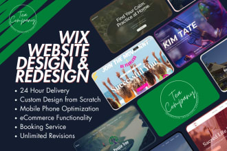 do wix website development, wix website design, and wix website redesign for you