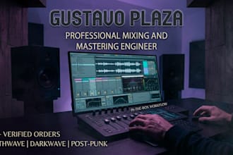 mix and master synthwave, darkwave or post punk
