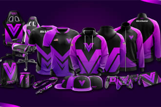 sell design jersey,apparel,merchandise for gaming or company