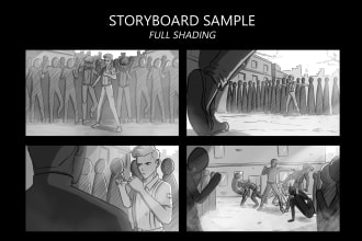 create storyboard for film, animation, and commercials