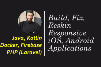 fix bugs, issues, reskin, firebase in android ios apps