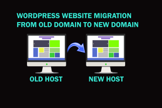 migrate wordpress website,move website old to new host