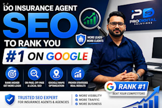 do insurance agent SEO to rank you number 1 on google