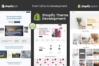 create figma to shopify landing pages using pagefly, gempages, or shogun