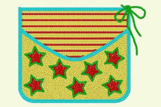 convert image into sequins embroidery digitizing