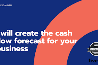 create the cash flow forecast for your business