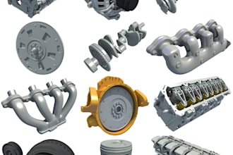 do 3d model  and 2d casting and sheetmetal mechanical design