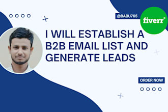 establish a b2b email list and generate leads