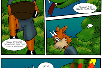 make comic fables ilustration