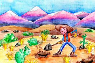 make the illustrations for children you need