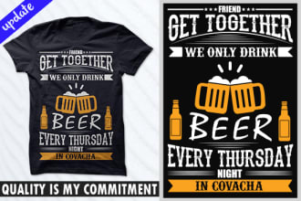 create typography t shirt design for merch by amazon