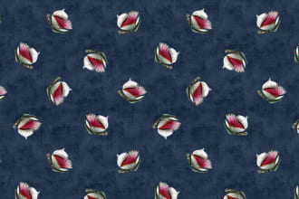 create textile patterns for digital prints and weaving