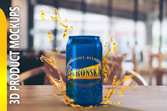 do realistic 3d visuals of products