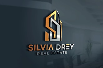 design real estate construction property investment logo