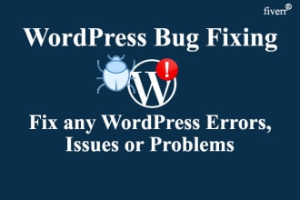 fix wordpress design issues, errors, and responsive issues