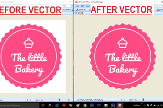 convert logo or image into vector ai, eps,emf, pdf, svg