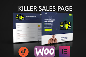 design killer sales page with elementor pro funnelkit cartflows pro sales funnel
