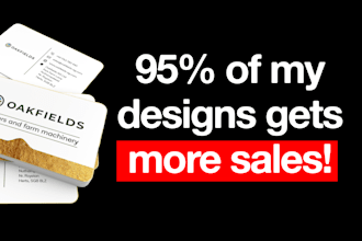 create luxury business card design with qr code and logo