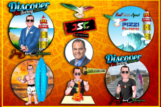 do outstanding cartoon illustration logo redesign for you