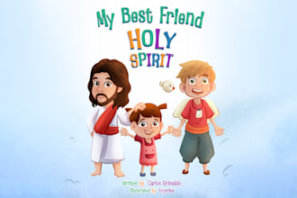draw children story book and cover illustrations