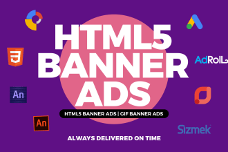 design creative HTML5 banners for google display ads