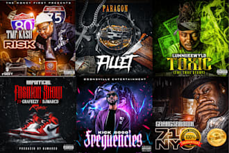 design custom album cover art or mixtape cover design