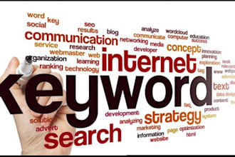 do in depth keywords research and analysis