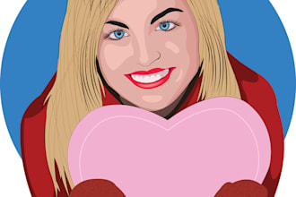 draw your amazing cartoon portrait from your photo