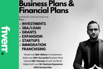 prepare a complete business plan