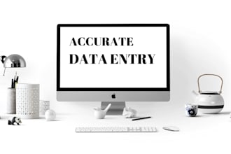 do accurate data entry