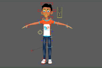 rig 3d characters for maya, unreal, and unity