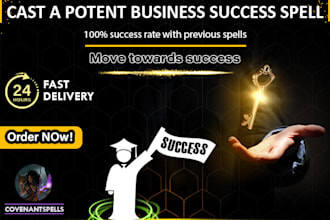 cast a potent business success spell