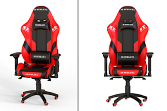do 3d design modeling and rendering  gaming chairs for you