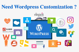 customize wordpress website or redesign wordpress site