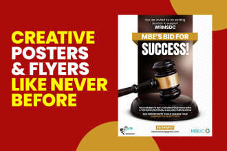 design creative corporate poster flyer