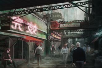 make concept art and illustrations for you