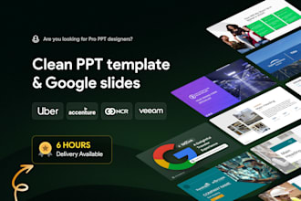 design powerpoint template, google slides, figma, canva presentation