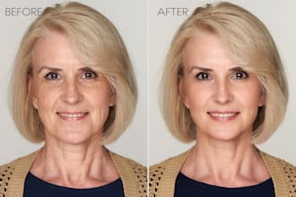 do photo retouching, portrait photo editing and headshots