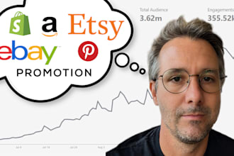 promote shopify, ebay, influencer with 3,6 million on pinterest no fakes
