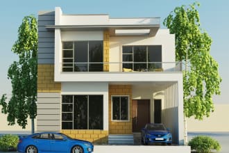 make 2d and 3d model, do architectural design