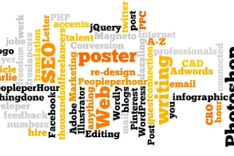 create a word based infograph for your site
